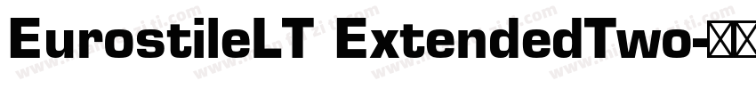 EurostileLT ExtendedTwo字体转换
